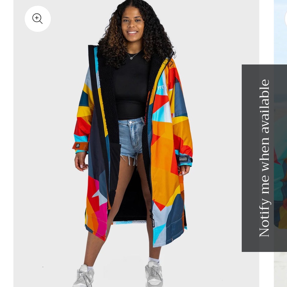 NWT Abstract Dryrobe Jacket Medium